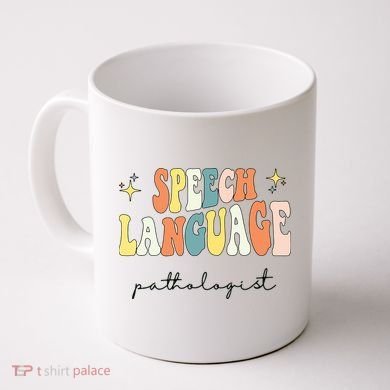 Speech Therapy Speech Language Pathologist Retro SLP Women Coffee Mug