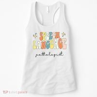 Speech Therapy Speech Language Pathologist Retro SLP Women Women's Tank Top thumb 0
