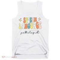 Speech Therapy Speech Language Pathologist Retro SLP Women Tank Top thumb 0