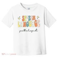 Speech Therapy Speech Language Pathologist Retro SLP Women Toddler T-Shirt thumb 0