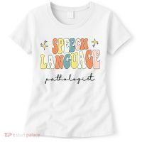 Speech Therapy Speech Language Pathologist Retro SLP Women Women's T-Shirt thumb 0