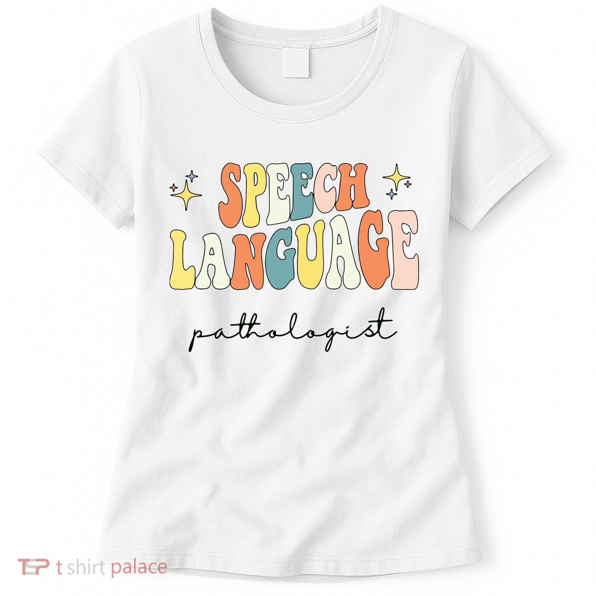 Speech Therapy Speech Language Pathologist Retro SLP Women Women's T-Shirt