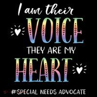 Sped Teacher Special Needs Advocate Gift I Am Their Voice Gift Coffee Mug thumb 5