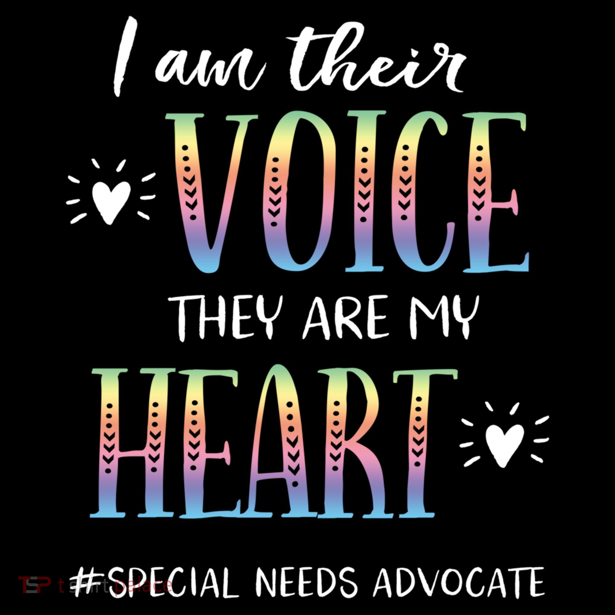 Sped Teacher Special Needs Advocate Gift I Am Their Voice Gift Coffee Mug