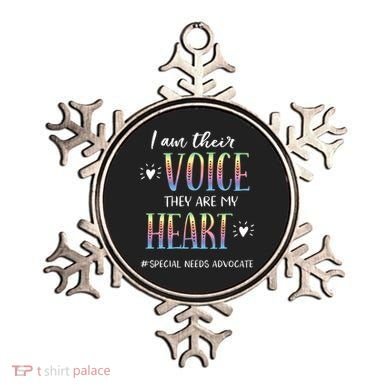 Sped Teacher Special Needs Advocate Gift I Am Their Voice Gift Ornament