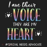 Sped Teacher Special Needs Advocate Gift I Am Their Voice Gift Hat thumb 2