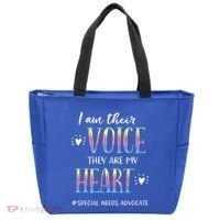 Sped Teacher Special Needs Advocate Gift I Am Their Voice Gift Tote Bag thumb 0