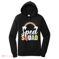 Sped Teacher Sped Squad Rainbow Special Education Teacher Gift Women's Hoodie thumb 0