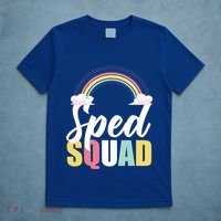 Sped Teacher Sped Squad Rainbow Special Education Teacher Gift T-Shirt thumb 5