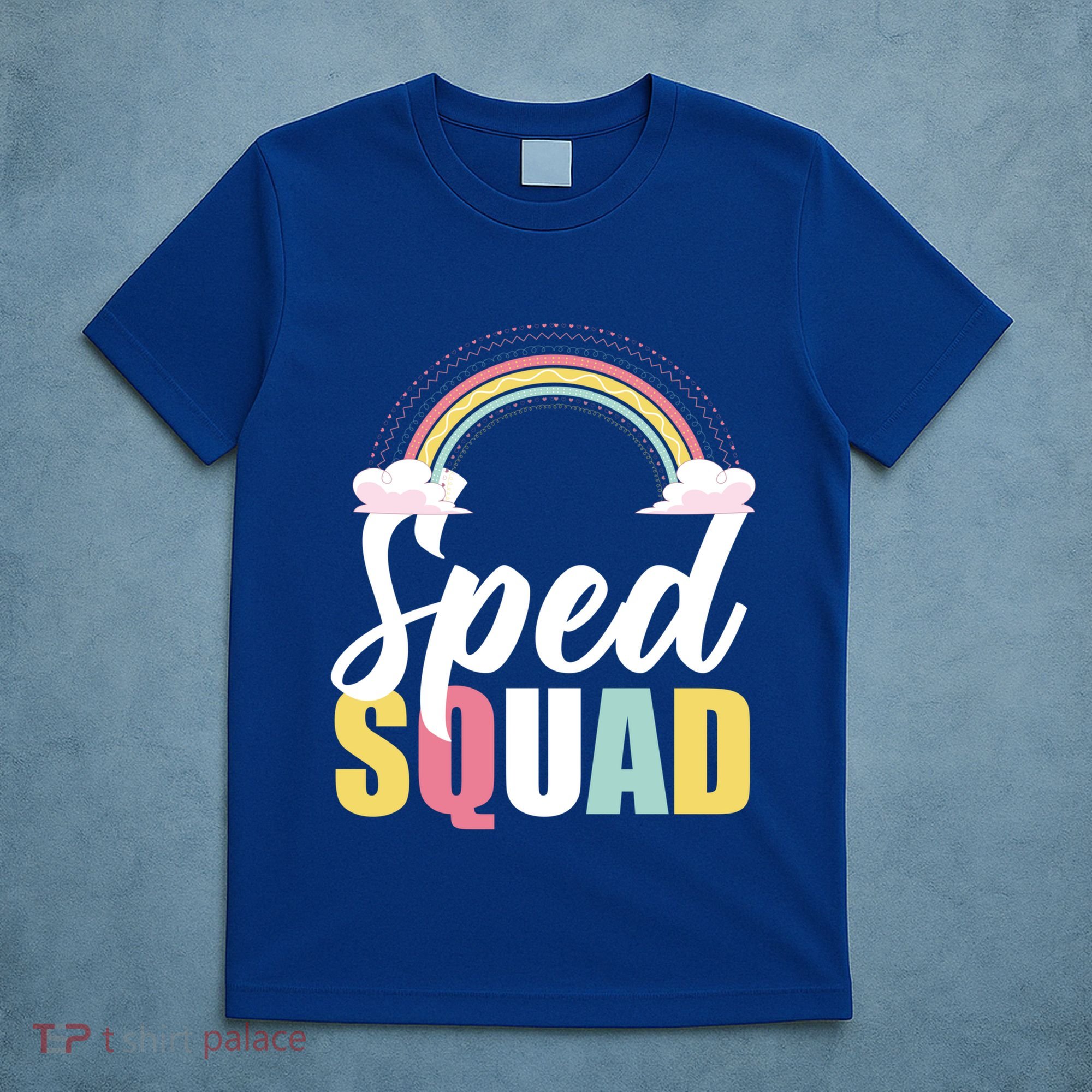 Sped Teacher Sped Squad Rainbow Special Education Teacher Gift T-Shirt