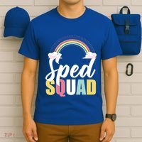 Sped Teacher Sped Squad Rainbow Special Education Teacher Gift T-Shirt thumb 6
