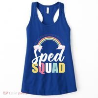 Sped Teacher Sped Squad Rainbow Special Education Teacher Gift Women's Tank Top thumb 0