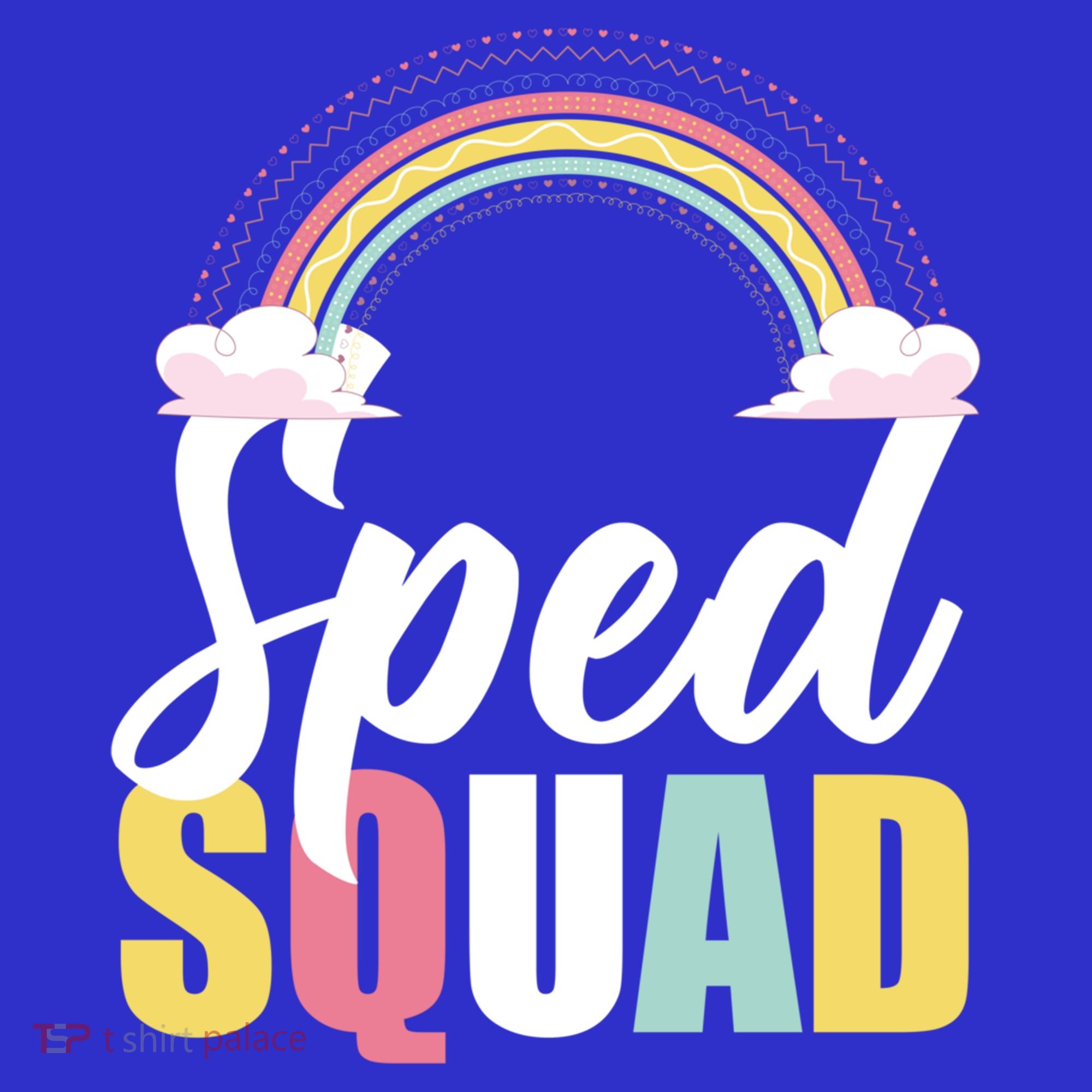 Sped Teacher Sped Squad Rainbow Special Education Teacher Gift Women's Tank Top