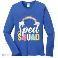 Sped Teacher Sped Squad Rainbow Special Education Teacher Gift Women's Long Sleeve Shirt thumb 0