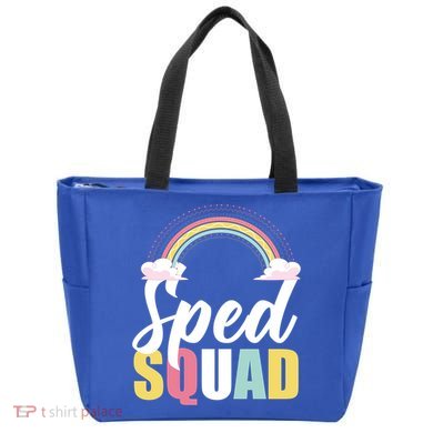 Sped Teacher Sped Squad Rainbow Special Education Teacher Gift Tote Bag