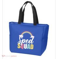 Sped Teacher Sped Squad Rainbow Special Education Teacher Gift Tote Bag thumb 3