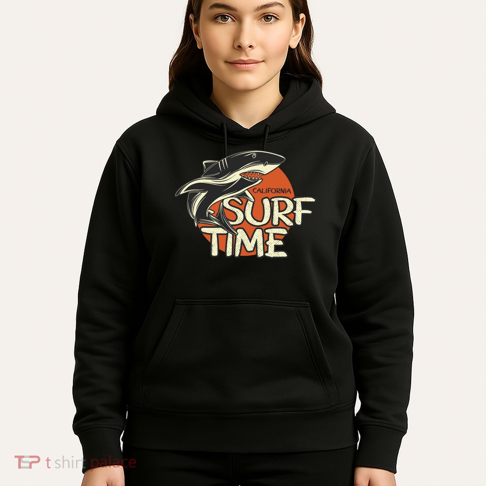 Surf Time Shark Hoodie