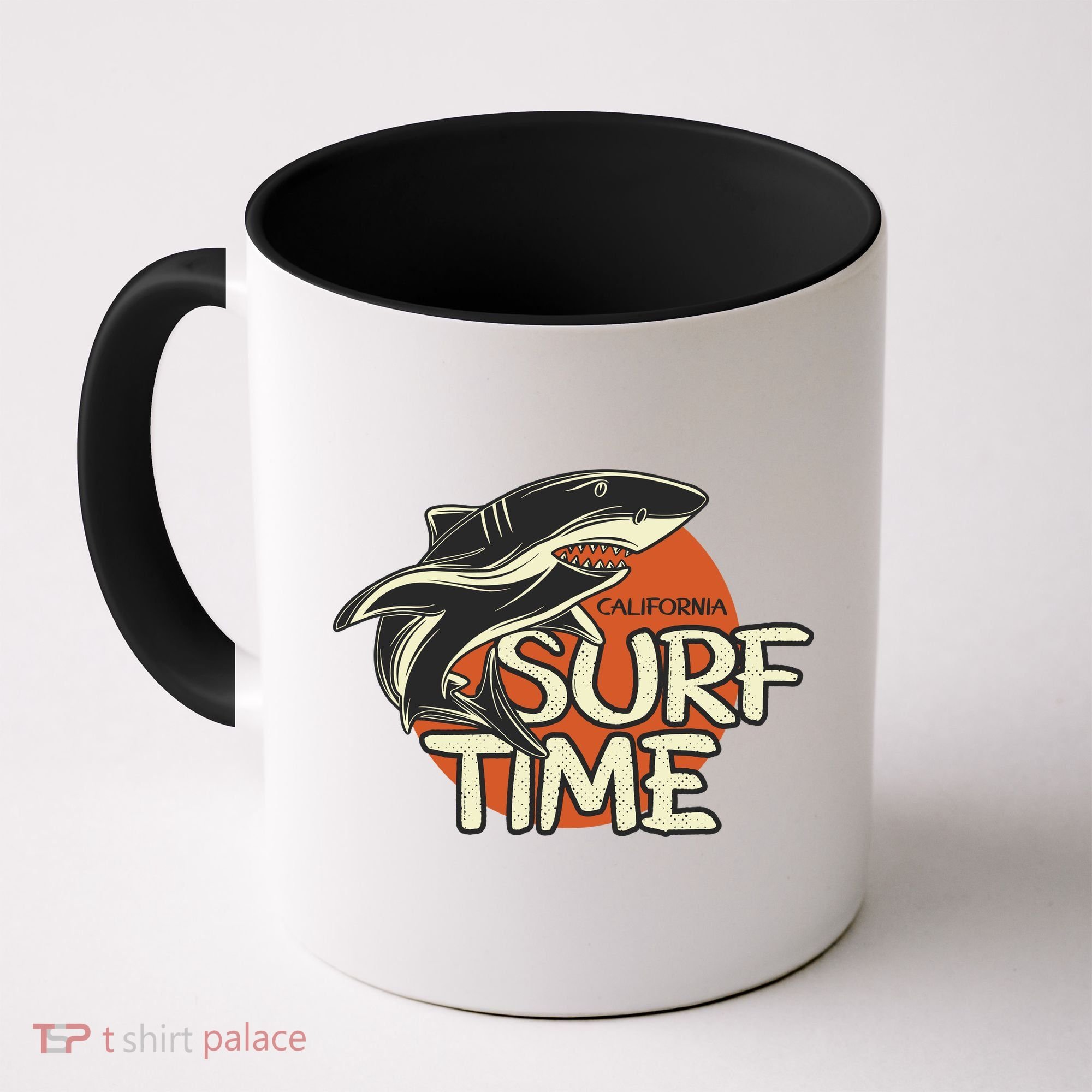 Surf Time Shark Coffee Mug