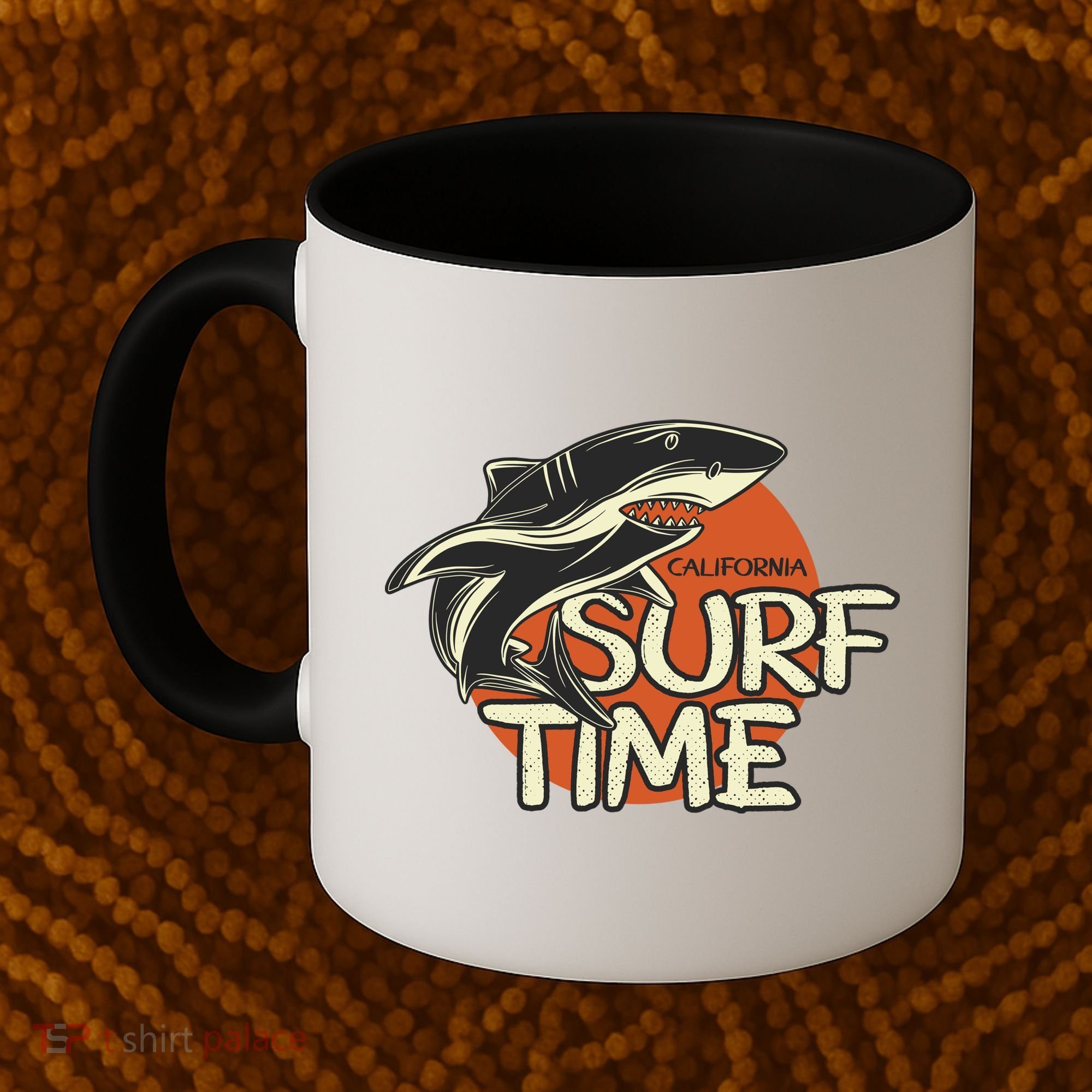 Surf Time Shark Coffee Mug
