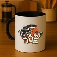 Surf Time Shark Coffee Mug thumb 4