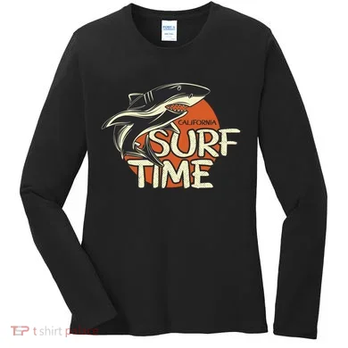 Surf Time Shark Women's Long Sleeve Shirt