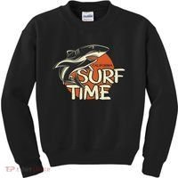 Surf Time Shark Kids Sweatshirt thumb 0