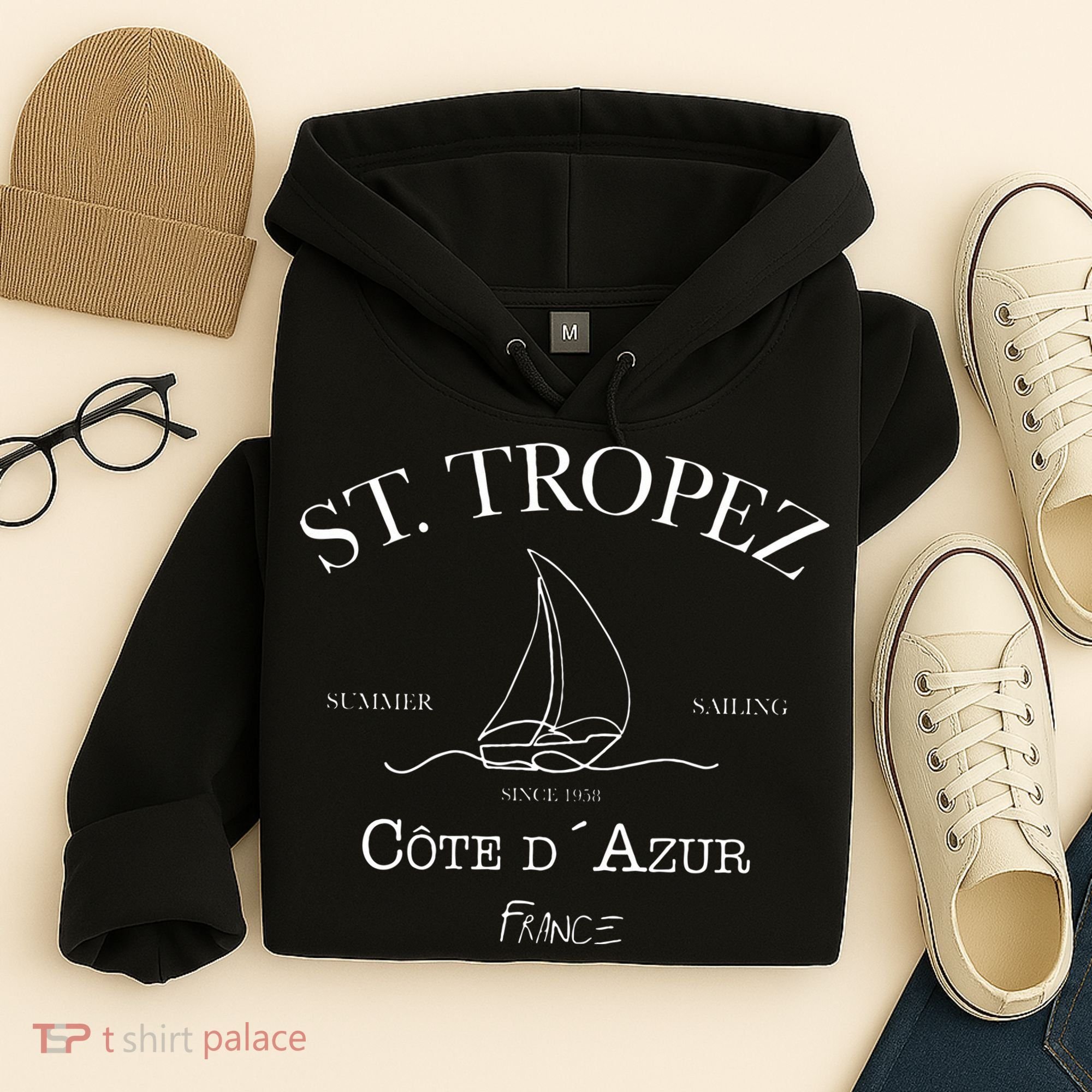 St. Tropez Summer Sailing Hoodie