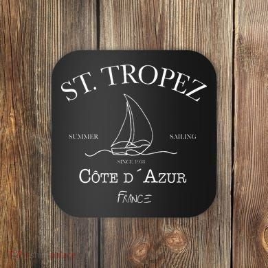 St. Tropez Summer Sailing Coaster