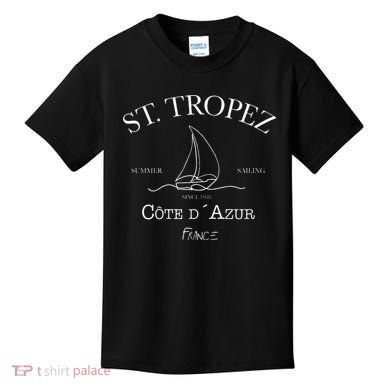 St. Tropez Summer Sailing Kids T-Shirt