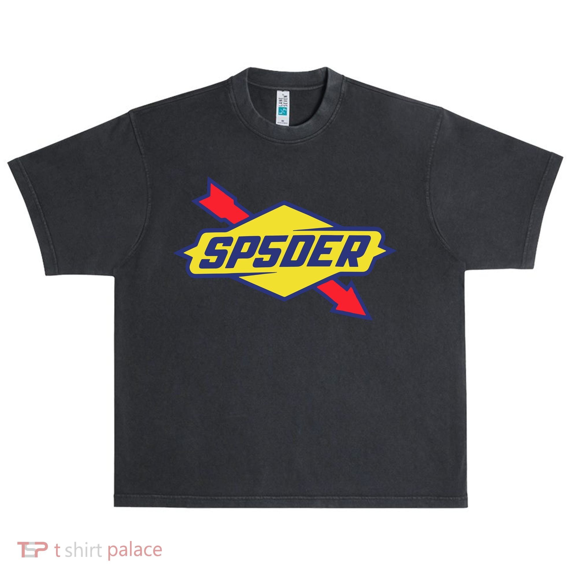 Sp5der The Spot Urban Oversized Heavyweight T-Shirt