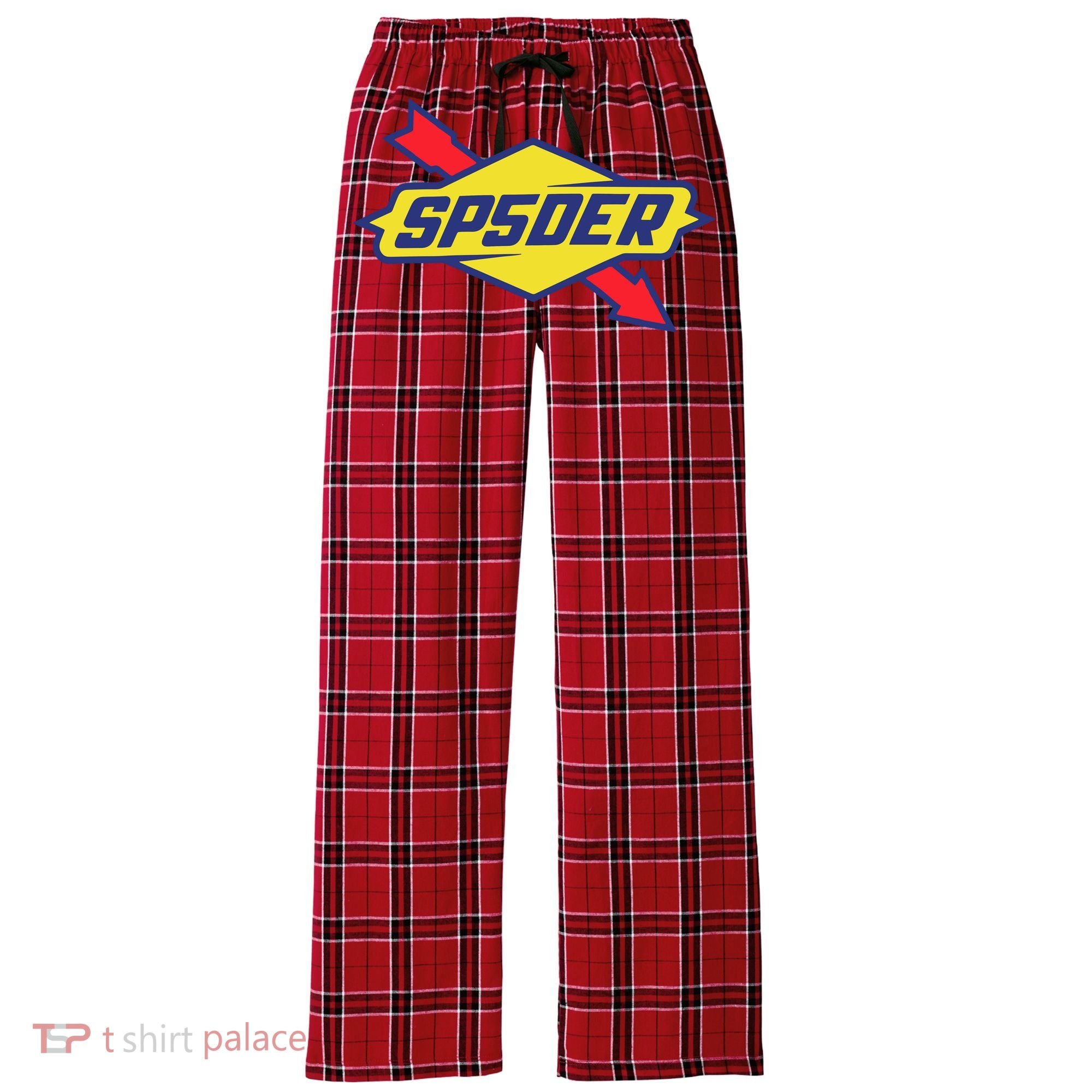 Sp5der The Spot Women's Flannel Plaid Pajama Pants