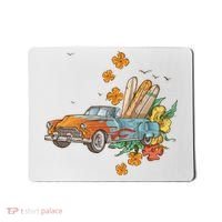 Surfing Tropical Summer Retro Truck Mousepad thumb 0