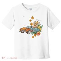 Surfing Tropical Summer Retro Truck Toddler T-Shirt thumb 0