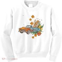 Surfing Tropical Summer Retro Truck Kids Sweatshirt thumb 0