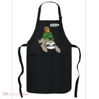 Sloth Turtle Snail Piggyback Animal Running Wild Apron thumb 0