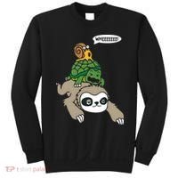 Sloth Turtle Snail Piggyback Animal Running Wild Sweatshirt thumb 0