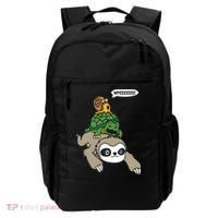 Sloth Turtle Snail Piggyback Animal Running Wild Backpack thumb 0