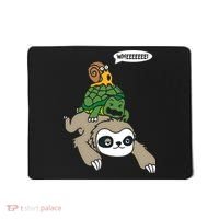 Sloth Turtle Snail Piggyback Animal Running Wild Mousepad thumb 0