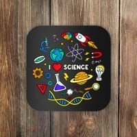 Science Tshirt, Science Lover Shirt, I Love Science Coaster thumb 0