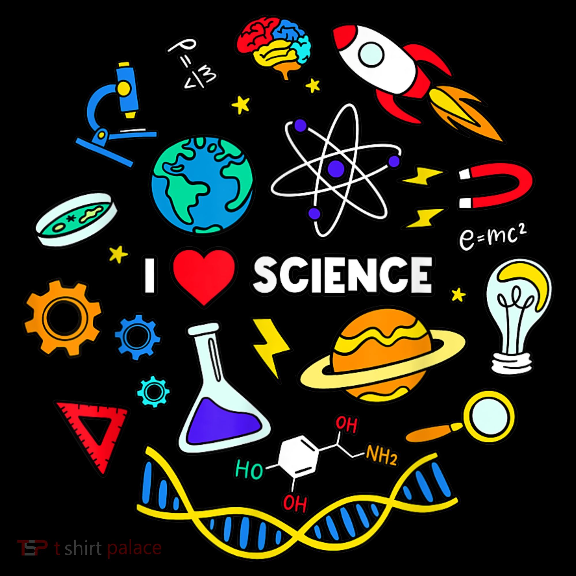 Science Tshirt, Science Lover Shirt, I Love Science Polo