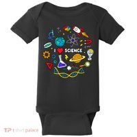 Science Tshirt, Science Lover Shirt, I Love Science Baby Bodysuit thumb 0