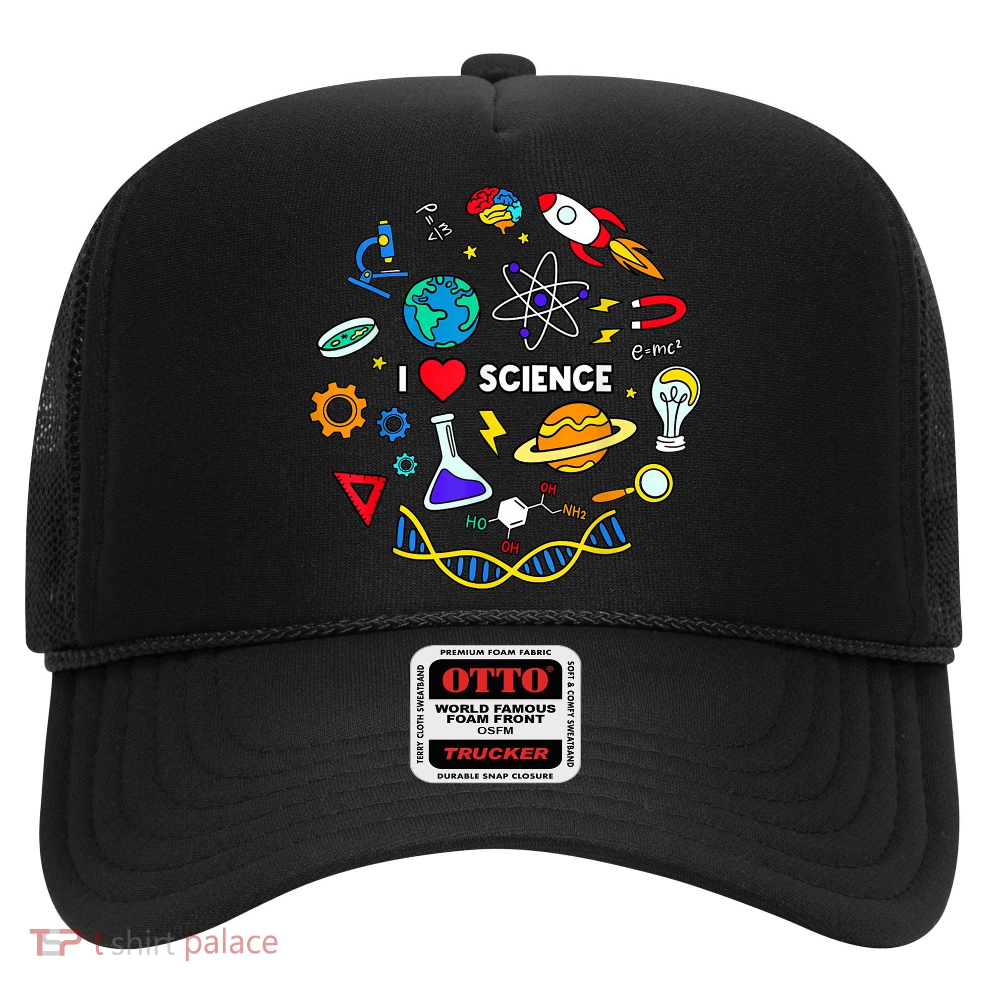 Science Tshirt, Science Lover Shirt, I Love Science Hat