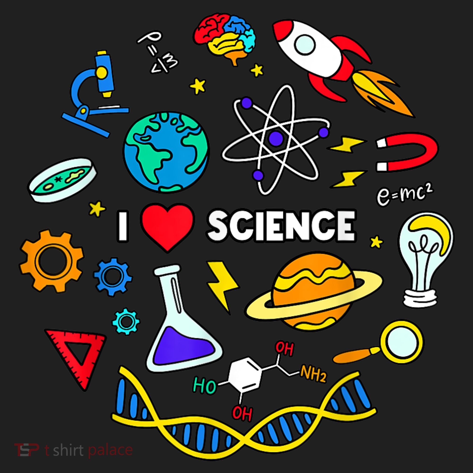 Science Tshirt, Science Lover Shirt, I Love Science Hat