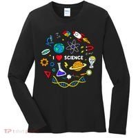 Science Tshirt, Science Lover Shirt, I Love Science Women's Long Sleeve Shirt thumb 0