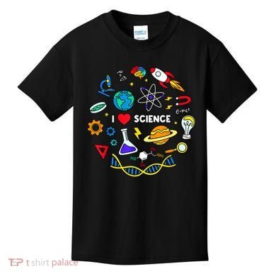 Science Tshirt, Science Lover Shirt, I Love Science Kids T-Shirt