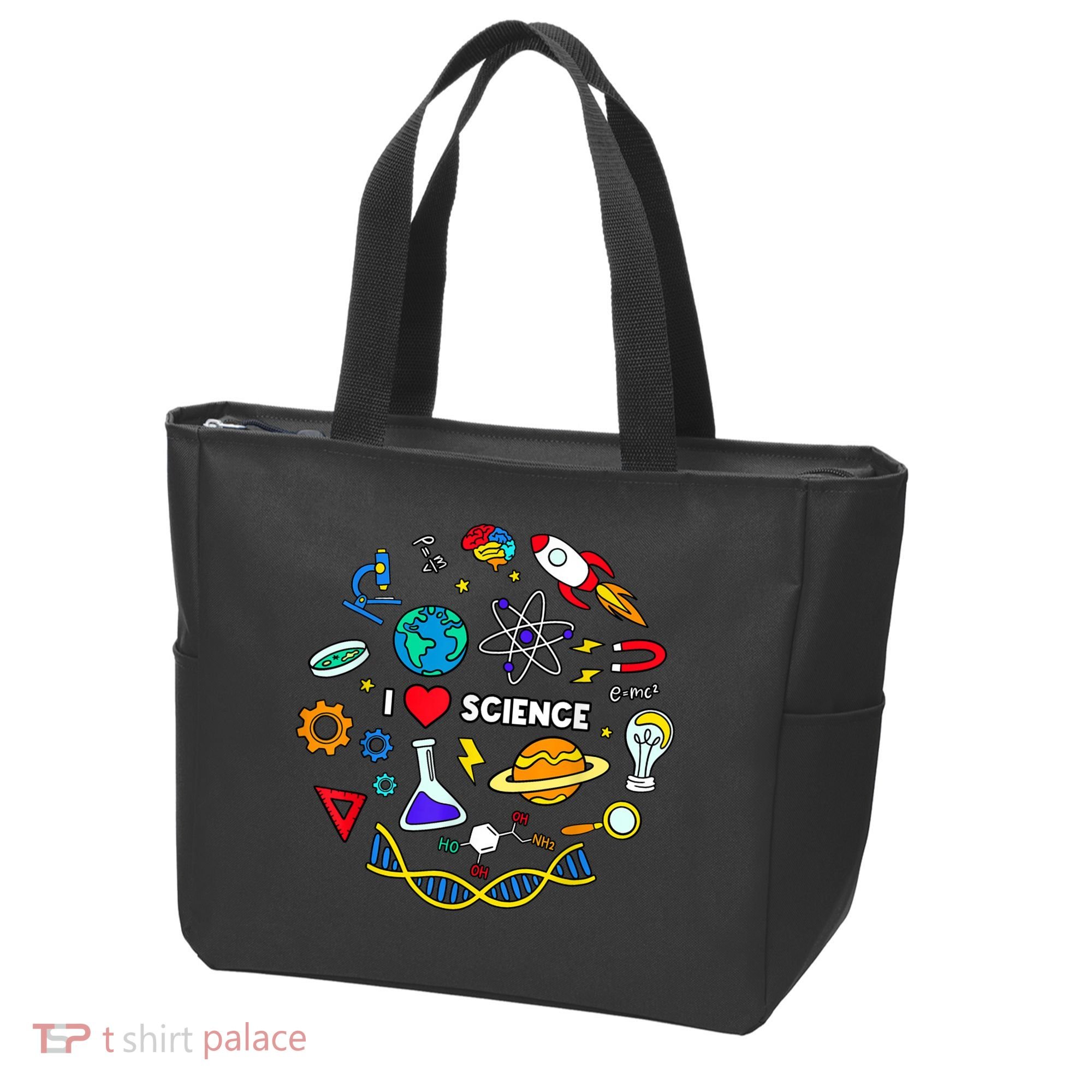 Science Tshirt, Science Lover Shirt, I Love Science Tote Bag