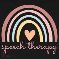 Speech Therapy Speech Language Pathologist Slp Boho Rainbow Gift Doggie Tank thumb 4