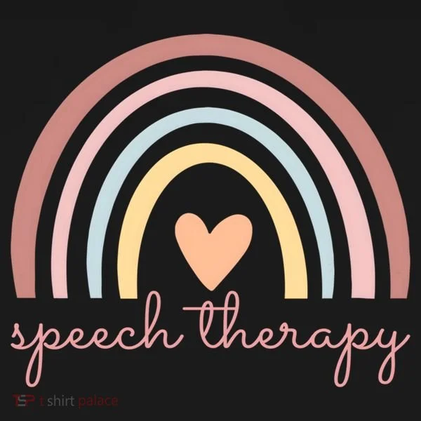 Speech Therapy Speech Language Pathologist Slp Boho Rainbow Gift Doggie Tank