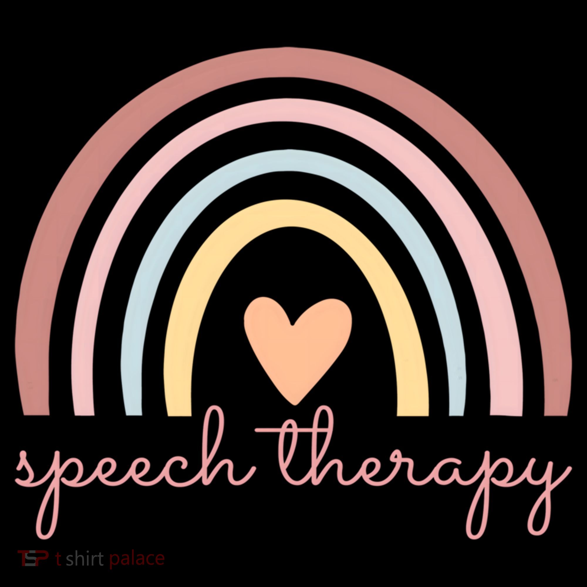 Speech Therapy Speech Language Pathologist Slp Boho Rainbow Gift Backpack