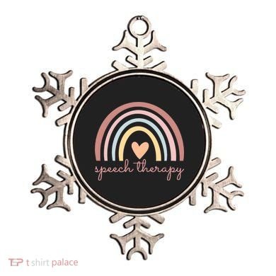 Speech Therapy Speech Language Pathologist Slp Boho Rainbow Gift Ornament